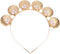 Minkissy Gold Seashell Crown Tiara with Comb, Shell Pearl Headband for Women Girls Wedding