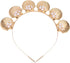 Minkissy Gold Seashell Crown Tiara with Comb, Shell Pearl Headband for Women Girls Wedding