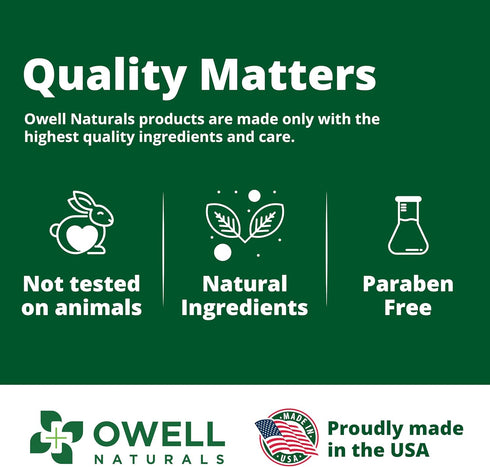 OWELL NATURALS Pain Relief Ointment 3.5 oz, All Natural Fast Acting Formula for Arthritis, Joint & Muscle Discomfort,