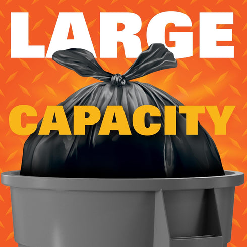 RFPE27744 30Gal - Hefty Easy Flaps LGE Trash Bags