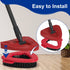 Spin Mop Replacement Head Scrub Brush - for Ocedar EasyWring 1 Tank System, Triangle Scrubber Mop Head for Shower Floor