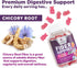 Fiber Supplement Gummies for Digestive Health & Regularity Support, 4g Gummy for Adults - 60 Gummies