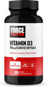 FORCE FACTOR Vitamin D3 5000 IU Softgels - 120 High-Potency Softgels for Immunity & Bone Health, No Preservatives