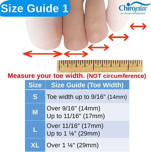 Hammer 1S 1M 1L) Chiroplax Toe Tubes Sleeves Protectors Cushions Fabric & Gel Lining Finger Toe Separator Tubing