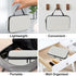 SMYV Water Flosser Travel Case, Portable Dental Oral Irrigator Organizer with Handle, Hard Eva Storage Bag (Beige)