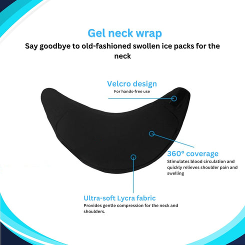 Gel Ice Pack Wrap for Neck Pain Relief