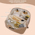 Large Capacity Makeup Bag, Waterproof PU Leather Travel Cosmetic Bag for Women and Girls