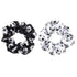 Soccer Cheer Stain Hair Scrunchies, 2Pcs Football Print Silk Hair Ties for Girls, Ponytail Holder Hair Accessories