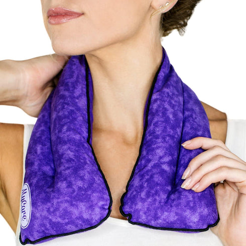 Microwavable Neck Warmer Heating Pad for Pain Relief - USA Made Neck Wrap for Sore Muscles, Arthritis, Cramps