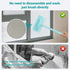 Zqarallax 3 Pack 6 Window Cleaner Tool, Window Screen Cleaner and Track Cleaning Brush with Replacement Cleaning