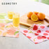 Summer 10" 10" 3-Pack GEOMETRY Kitchen Dish Cloths - Spring & Collection - Premium Dishcloths with Geoweave - Absorbent
