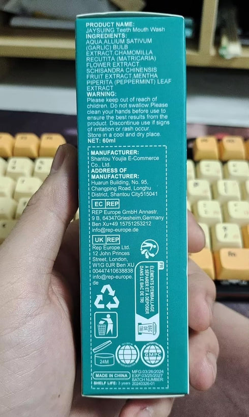 Omexry (2PC) Oral Mouthwash - Teeth Mouthwash Foam, Teeth Total Care Mouthwash, Teeth Whitening Mouthwash, Oral Care