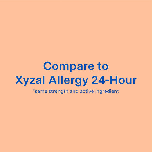 Curist - Generic Xyzal Levocetirizine 5 mg - Allergy Pills, 24 Hour Relief - Allergy Medicine (90 Tablets)