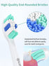 Replacement Brush Heads for Philips Sonicare Toothbrush Handles - Pack of 4