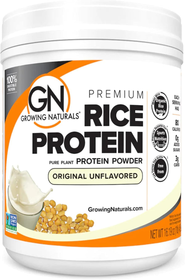 Rice Protein, 16.2 Ounce, Original Unflavored