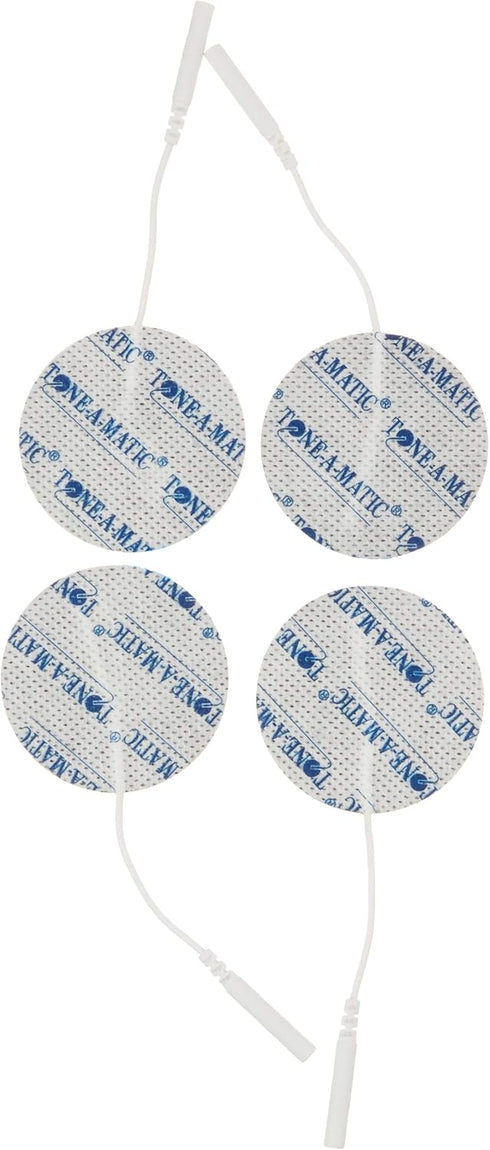 TAMTEC Adhesive Replacement Electrodes/Sticky Pads - 20 Pack for Electronic Muscle Stimulator (EMS) / TENS (Small, 2")