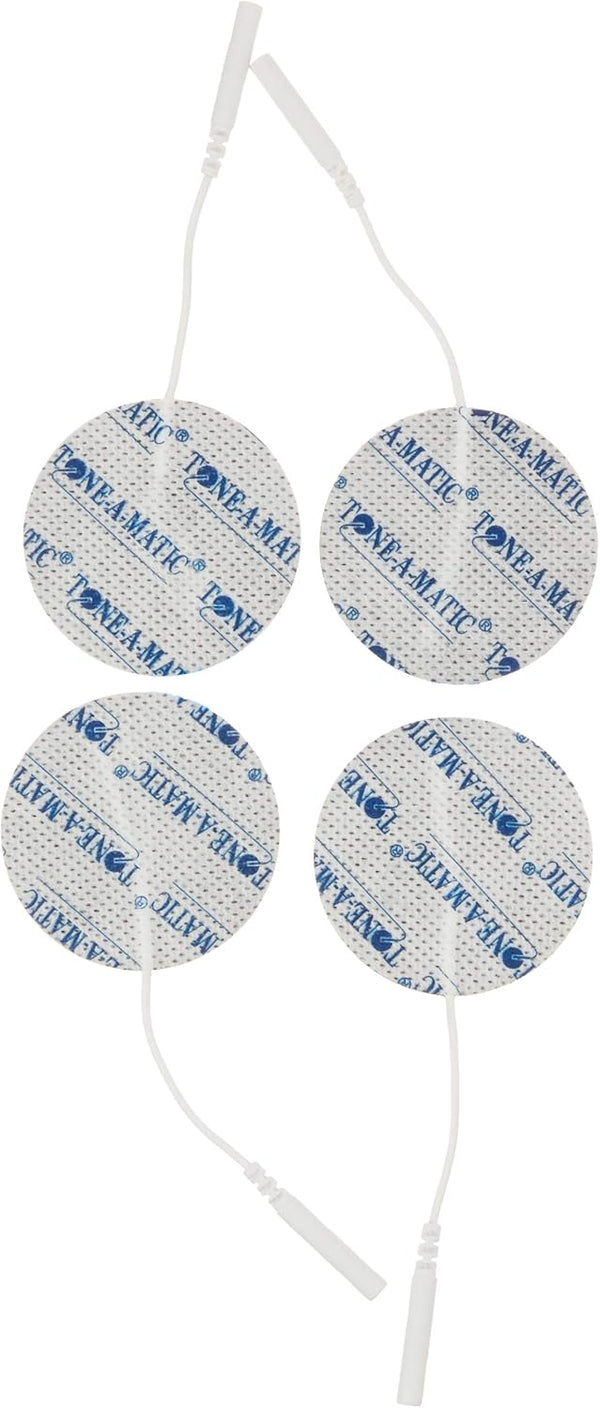 TAMTEC Adhesive Replacement Electrodes/Sticky Pads - 20 Pack for Electronic Muscle Stimulator (EMS) / TENS (Small, 2")