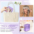 Mini Clear Travel Makeup Organizer Bag, Small Cute Zipper Pouch for Purse, Transparent PVC & Nylon Storage Bag