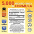 Viva Naturals D3 Vitamin Softgels, 5000 IU (125 mcg), 360 Softgels, High Potency for Immune Function & Bone Health
