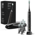 Aquasonic Black Series Ultra Whitening Toothbrush - ADA Accepted Electric Toothbrush with 8 Brush Heads & Travel Case