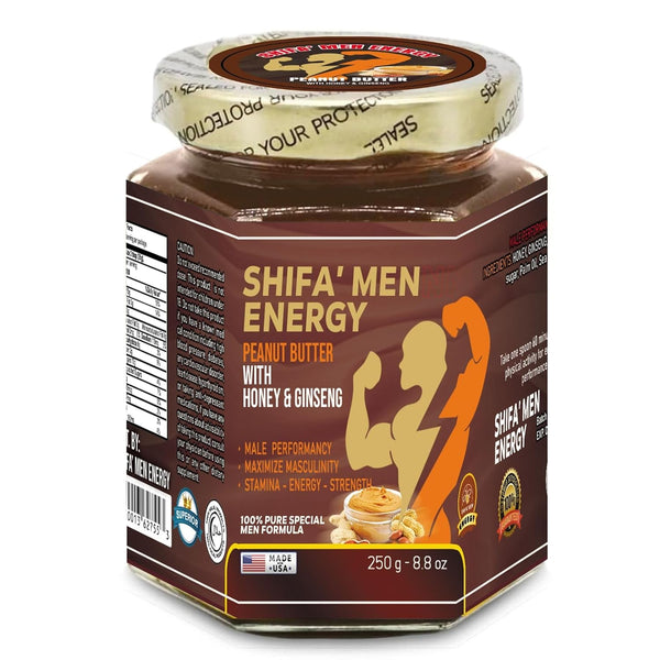 SHIFA MEN ENERGY Restivo Peanut Butter Natural Ginseng & Honey for Men - 250g /