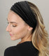 Tobeffect Headbands for Women, African Boho Wide Hairband Knotted Head Wraps, Hair Accessories