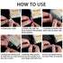 Laza 240 Pcs Thin Breathable Adhesive Tabs | Fake Nail Glue Sticker 10 Sheets Super Sticky Tips