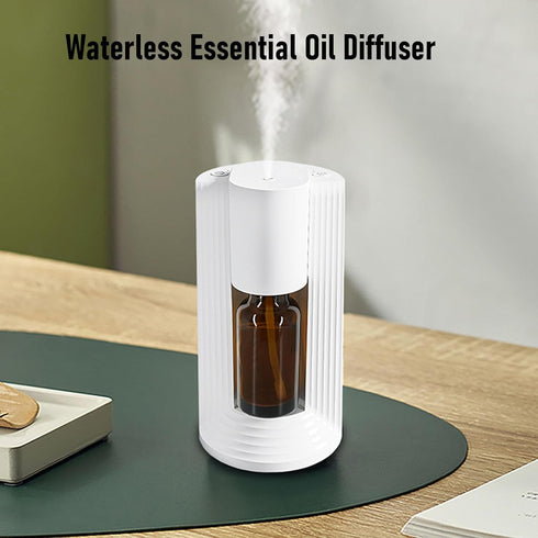 ZDAGELD 48H 3 35dB, 10-20ml Portable Essential Oil Diffuser for Car Home Office, Waterless Aromatherapy Diffuser