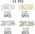 2024 Nail Art Decorations - Number Rhinestone Rivet 3D Alloy Glitter Design for Women s Manicure Crafts