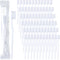 100 pcs Bulk Toothbrushes Individually Wrapped, White Manual Disposable Travel Toothbrush for Adults, Soft Bristles