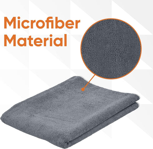 Superio Extra Large Microfiber Squeegee Mopping Towel 20 x 30, Streak Free Floor Cloth-Rag, 6 Pack for Cleaning House