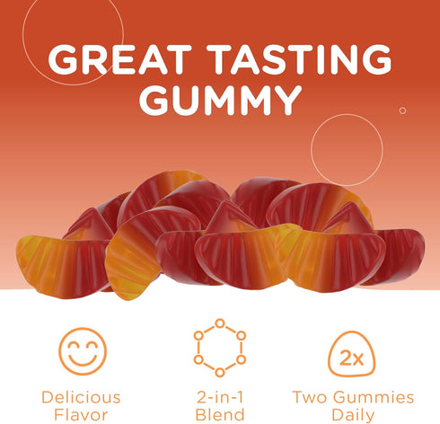 Zahler Chapter One Probiotic Gummies for Kids, Raspberry Orange Flavor, 60 Count, Kosher, Vegetarian, Non-GMO