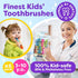 Kids Toothbrush 6 Pack - Soft Contoured Bristles, Child Sized Brush Heads (3-10 Years), Multi-Color Set