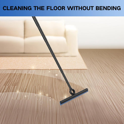 Squeegee for Window Cleaning, Telescopic Shower Squeegee with Extension Pole for Car Windows, Tile Walls, Shower