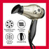 REVLON 1875W Compact Folding Handle Hair Dryer, Great for Travel