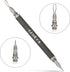 Professional Travel 2-in-1 Blackhead Remover and Comedone Extractor Tool, Surgical Steel for Acne Control