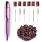 MelodySusie Portable Electric Nail Drill PC120B Compact Efile Kit for Acrylic Gel Nails, Purple