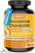 ZEBORA Glucosamine Chondroitin Joint Support Supplement - with MSM, Turmeric, Boswellia for Joint Health & Relief (120