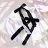 VOBOBE 4PCS Hair Bows for Women Girls, Black White Satin Tassel Bowknot Hair Clips Barrettes with Long Tail