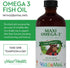 Maxi Omega-3 for Kids - 8 fl oz Omega 3 Fish Oil Liquid with DHA & EPA Fatty Acids, Natural Fruity Burst Flavor