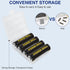 USB AA Lithium Rechargeable Batteries, 1.5V 3600mWh Over 1000 Cycles with 4-in-1 Charging Cable, 4-Pack