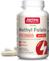 Jarrow Formulas Extra Strength Methyl Folate 400 mcg, 60 Veggie Capsules for Cardiovascular Health