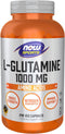 NOW Foods L-Glutamine, Double Strength 1000 mg - 240 Veg Capsules