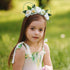 White Rose Flower Light Up Mouse Ear Headband - Floral Ears Headwear for Women Girls To Wedding Birthday Park Party Costume Headwear Photoshoot