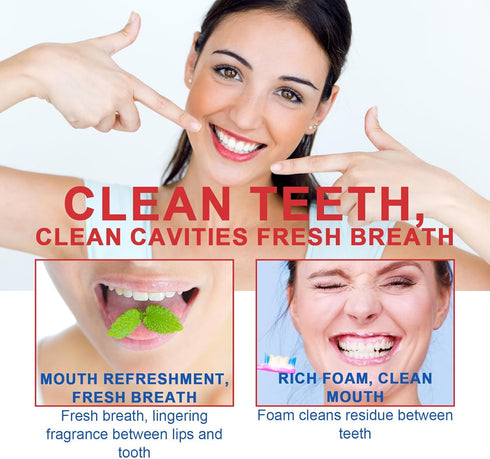 2pcs SP-6 Fresh Breath Toothpaste, Deep Cleaning Care, 120g