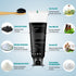 Lagunamoon Whitening Charcoal Toothpaste for Sensitive Teeth, Enamel Repair, Mint Flavor Gel for Cavity Protection
