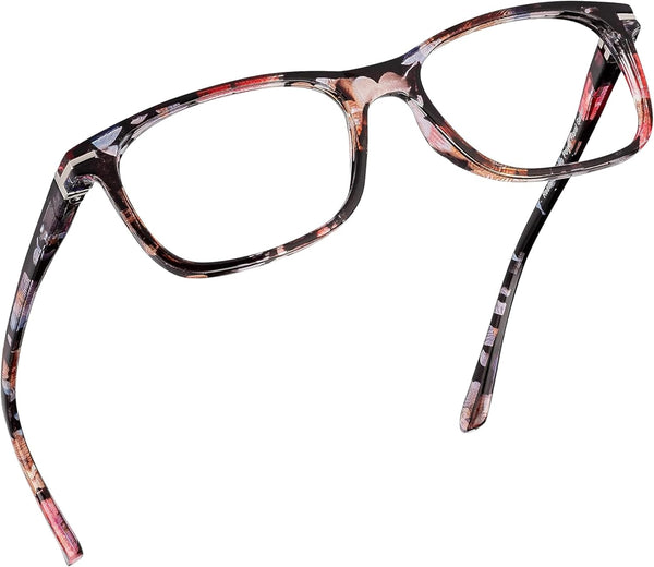 Readerest Blue Light Blocking Glasses, Thin Reflective Lens, Anti-Glare Computer Eyeglasses for Eye Strain Relief, UV