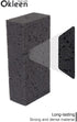 Big Sponge - Made in Europe, 3 Pack Black, Extra Large Odorless Commercial Sponge for All Purpose Cleaning