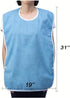 OUDI LINE Adult Bibs for Eating, Waterproof Clothing Protector with Premium Terry Cloth(Blue)