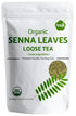 Organic Senna Leaves Loose Tea - Cut and Sifted, Relaxing, Caffeine Free Night Time Tea, Resealable Pack 08 Ounce